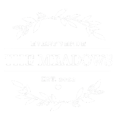 Logo of The Meadows Event Venue.