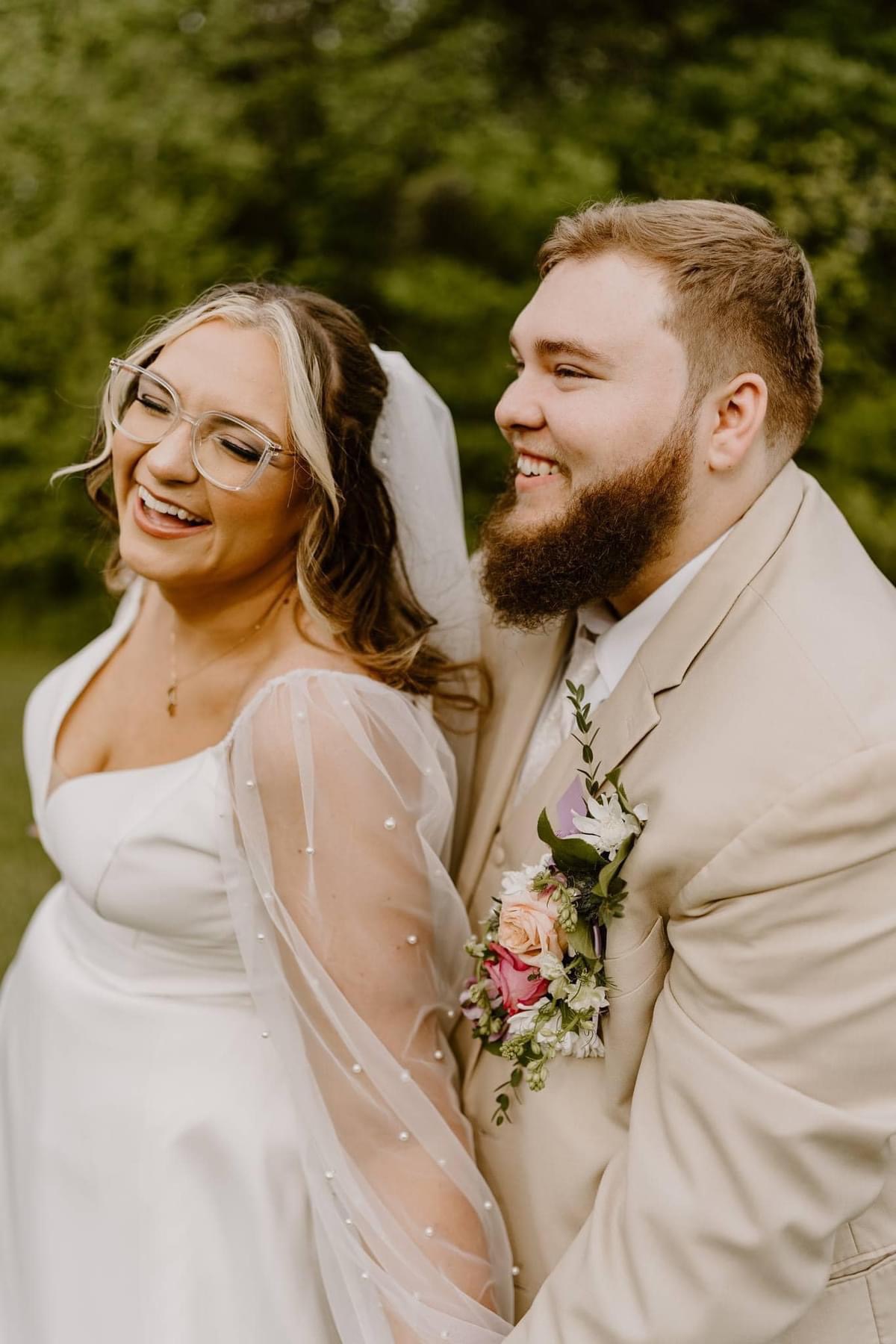 Outdoor wedding ceremony at The Meadows Event Venue